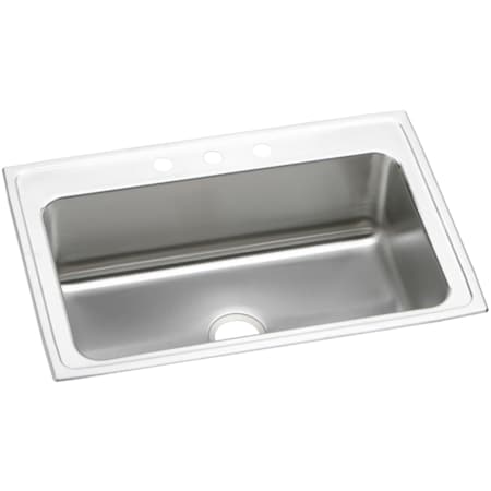 Elkay Kitchen Sink, Top Mount, Stainless steel Finish DLRS3322103